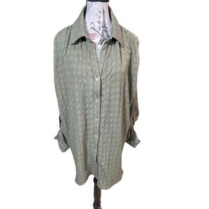 Chenault Textured Olive Blouse